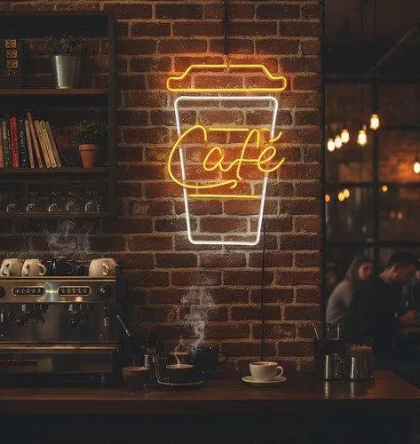 cafe neon led