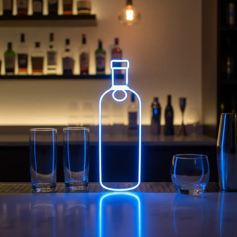 Absolut 80cm Neon Led Personalizado