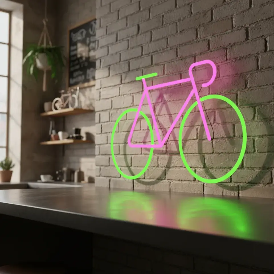 Cartel Bicicleta Neon Led