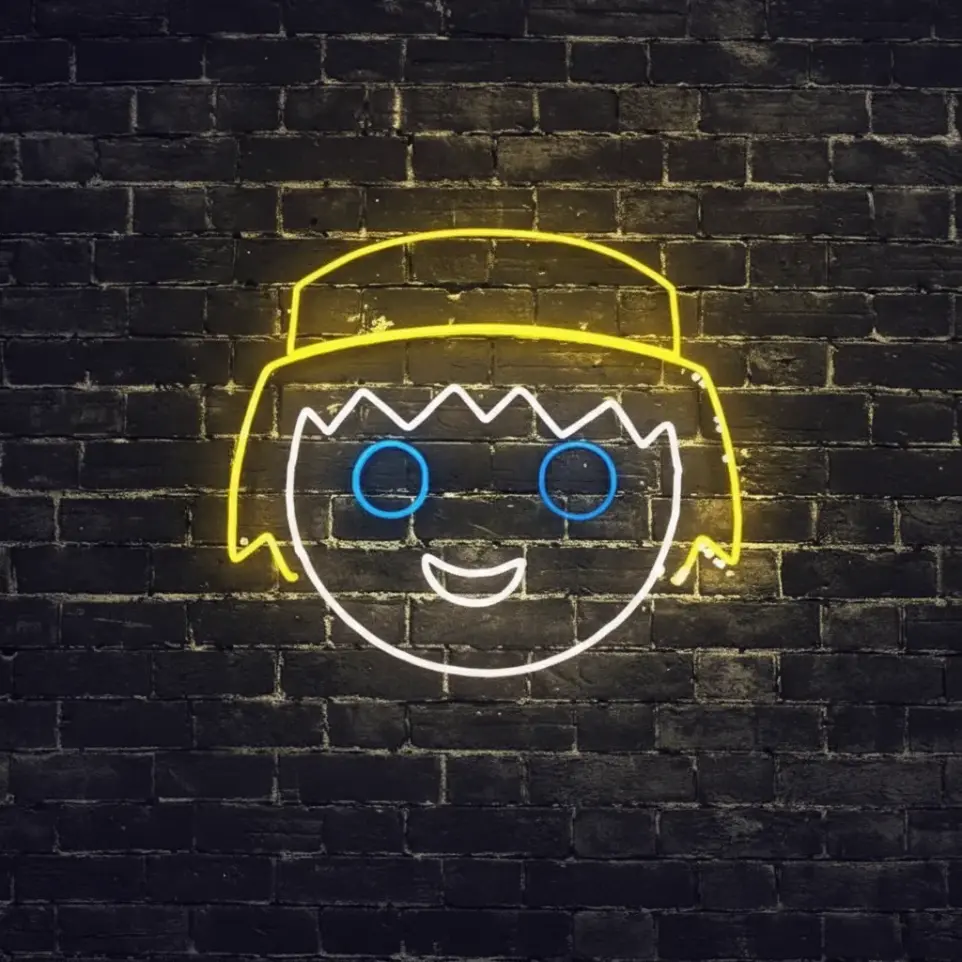 Cartel Neon Led  Playmobil