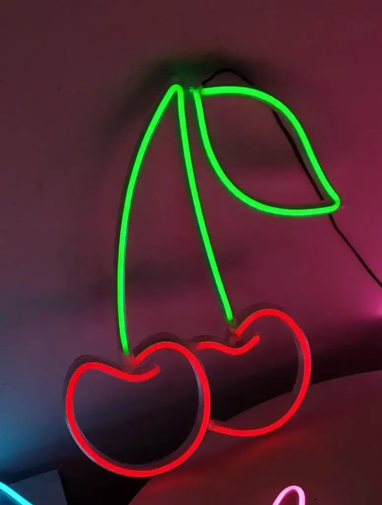 Cartel Neon Led Cereza