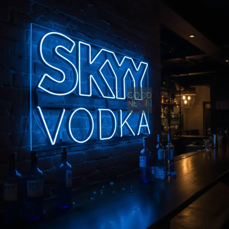 Cartel Neon Led Skyy Vodka