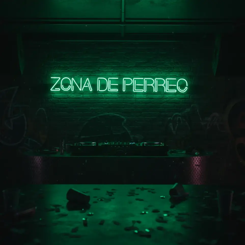 Cartel Neon Led Zona De Perreo