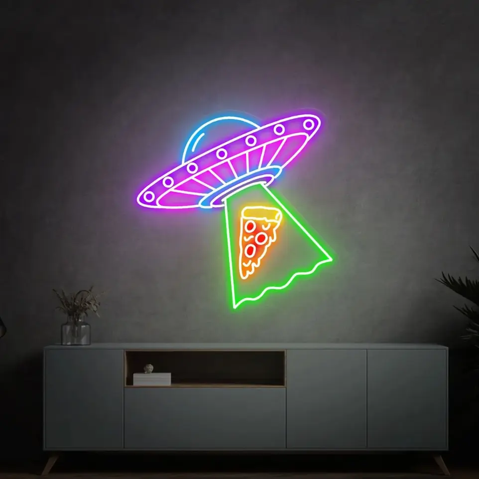 Cartel Pizza Ovni Neon Led