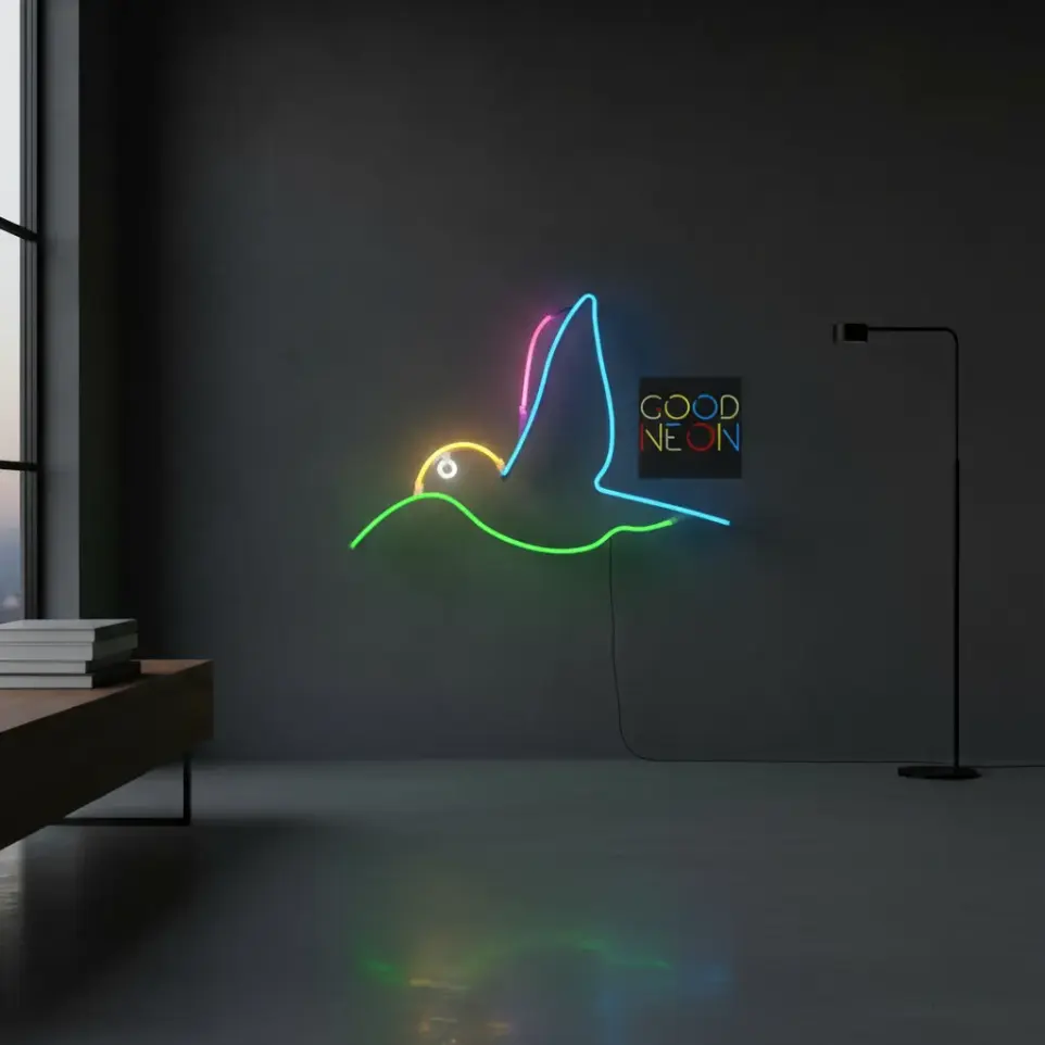 Colibrí Cartel Neon Led