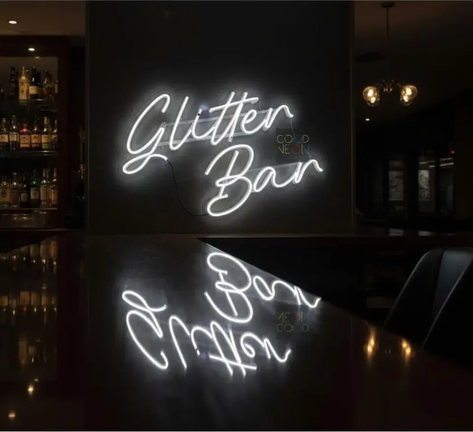 Glitter Bar Cartel Neon Led
